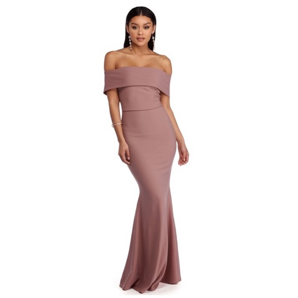maddison sleeveless mermaid dress